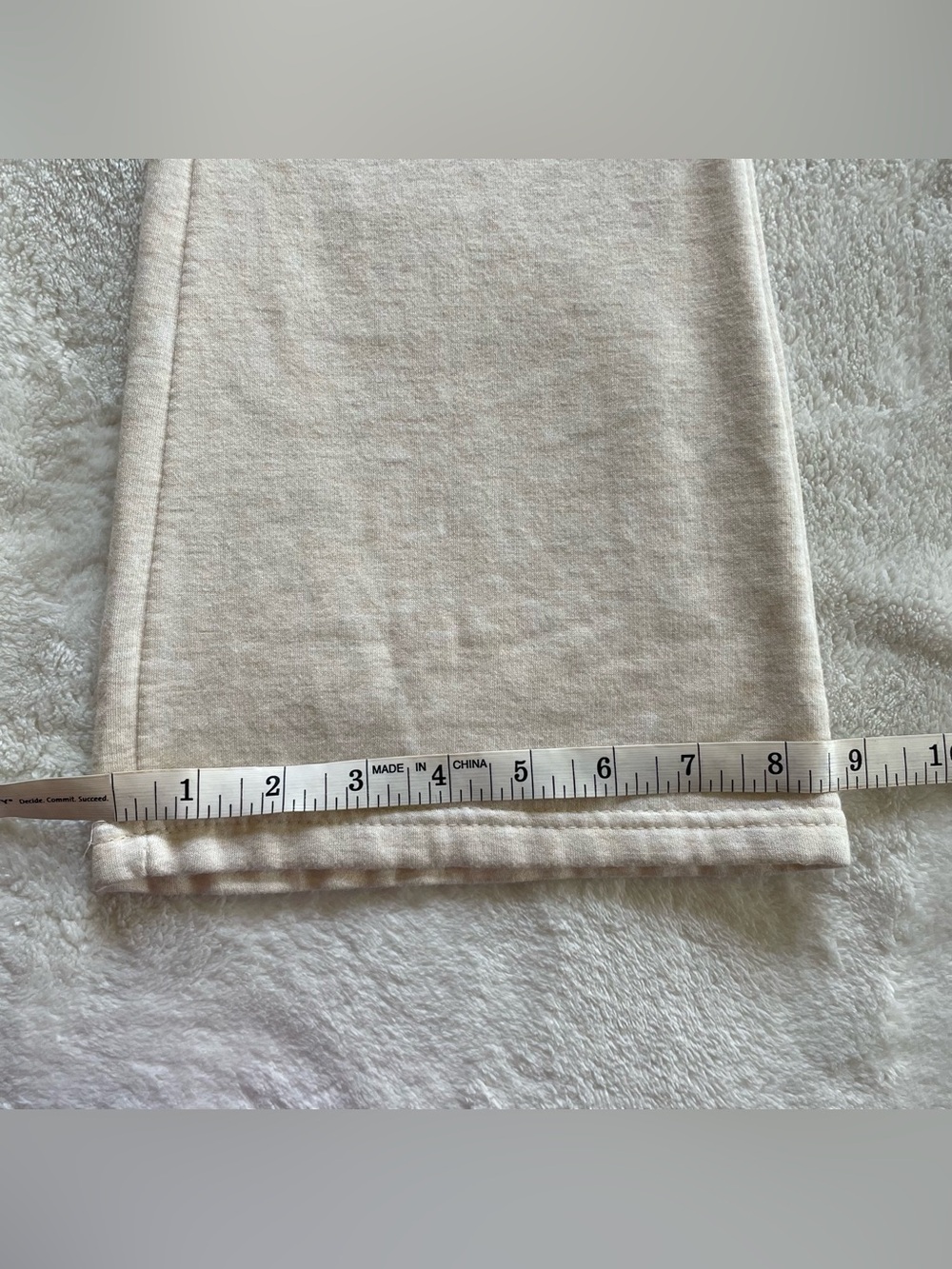 Cream Flared Sweatpants size XS - Picture 10 of 11